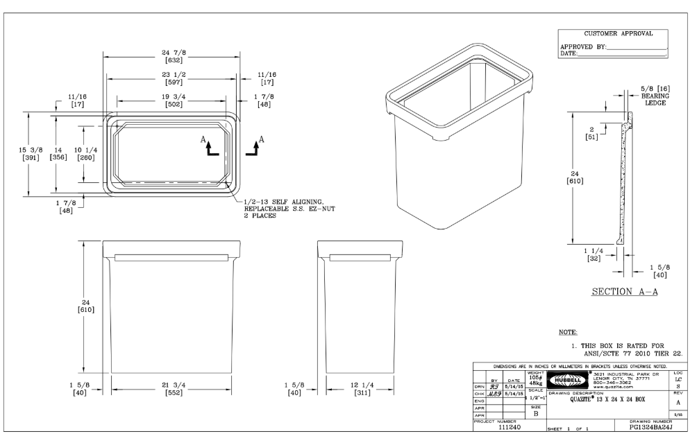 Pull Box Bolt 13